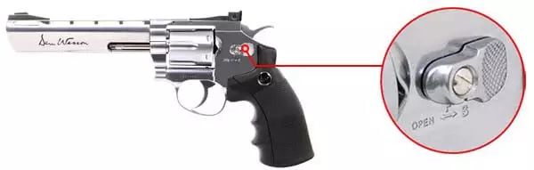 pistolet revolver dan wesson 6 silver co2 full metal 17479 securite airsoft 1 optimized