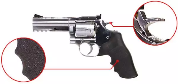 pistolet revolver dan wesson 715 357 magnum 4 pouces co2 silver 18610 confort airsoft 1 optimized