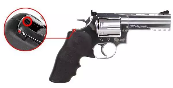 pistolet revolver dan wesson 715 357 magnum 4 pouces co2 silver 18610 securite airsoft 1 optimized