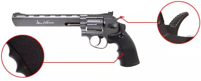pistolet revolver dan wesson 8 noir co2 full metal 17477 confort airsoft 1 optimized