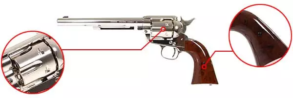 pistolet revolver legends western cowboy 45 co2 7 pouces umarex 26346 finitions airsoft 1 optimized