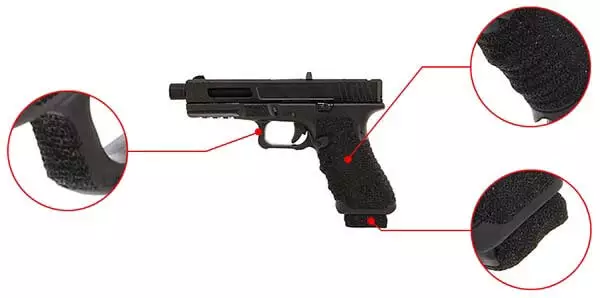 pistolet secutor gladius 17 acta non verba co2 gbb blowback bronze confort 1 optimized