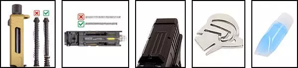 pistolet secutor gladius 17 acta non verba co2 gbb blowback noir pack 1 optimized