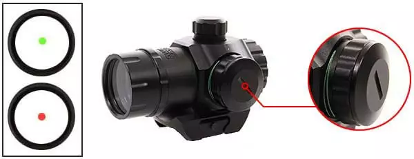 red dot sight tactical compact visee point rouge verte 25mm rail picatinny 263929 rail picatinny airsoft 1 optimized