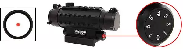 red dot tube 1x35 multi rails point rouge swiss arms 263866 luminosite airsoft 1 optimized
