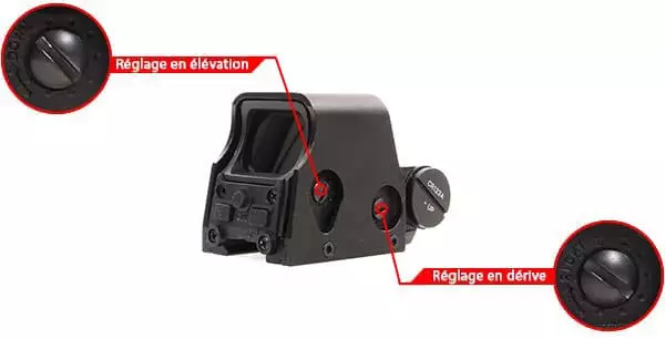 viseur holographique advanced type 553 rti optics noir ajustable derive elevation airsoft 1 optimized